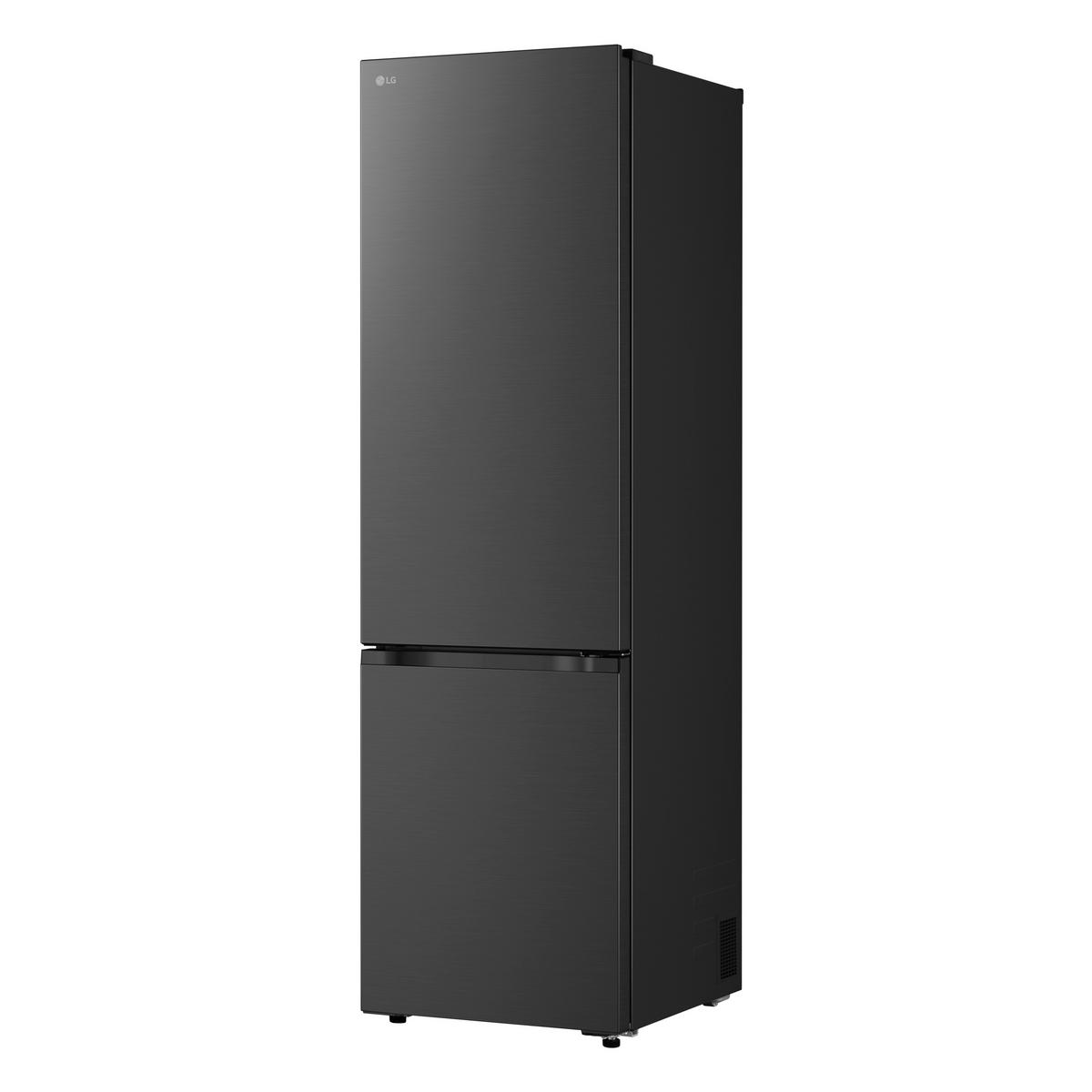 Kühl-Gefrier-Kombination GBBSJ 2CCEP, gesamt Vol. ca 375 L - Schwarz, Basics, Metall (59,7/203/67,4cm) - LG
