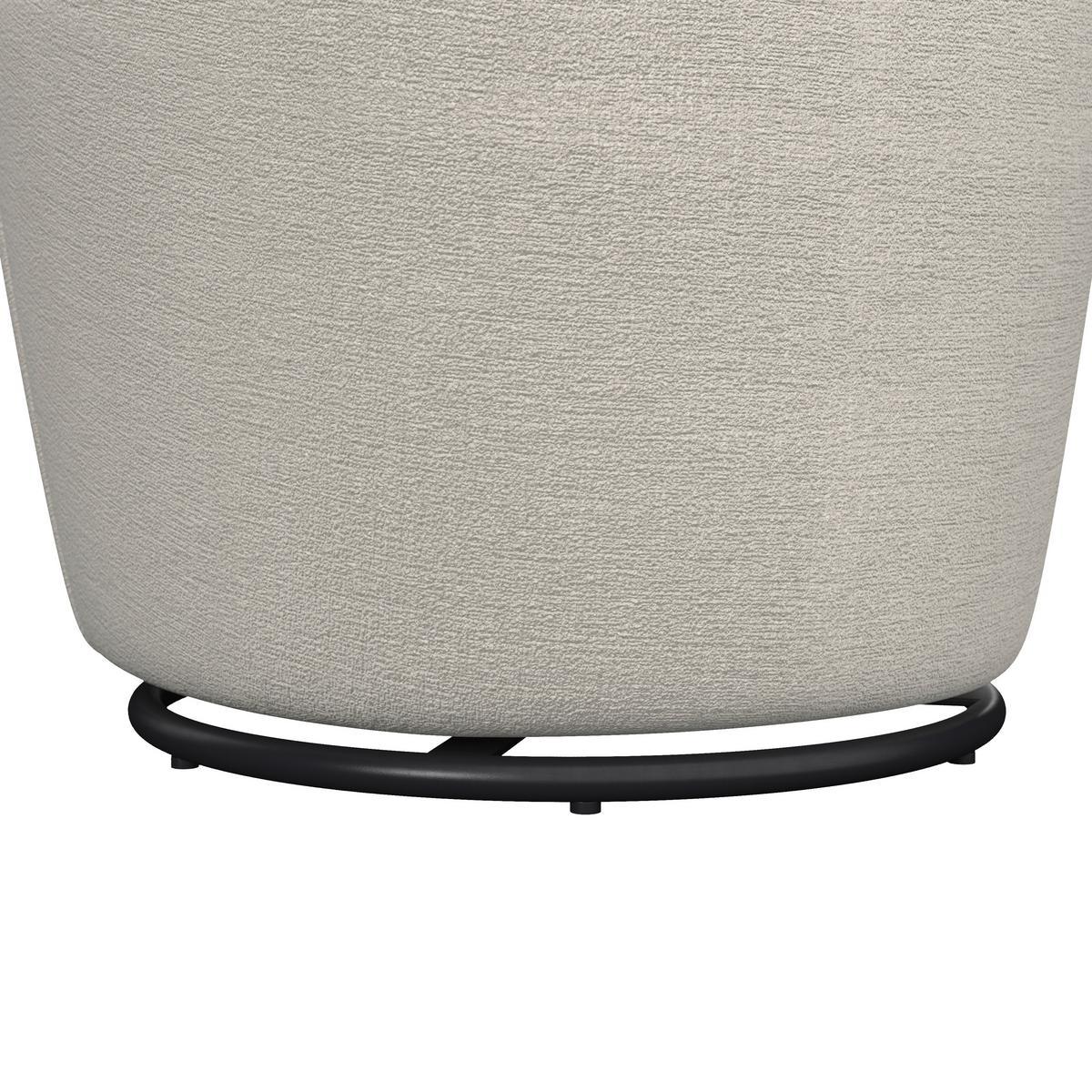 ŽIDLE VITTORE - krémová/béžová, Moderní, kov/dřevo (56/83,5/62cm) - Bessagi Home