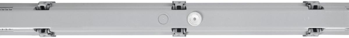 LED-Deckenleuchte L: 120 cm, für In- und Outdoor - Grau, Basics, Kunststoff (120/7/7,3cm)