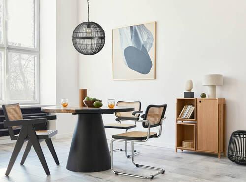 Hängeleuchte 14994h3 - Schwarz, Basics, Metall (50/120cm) - Globo