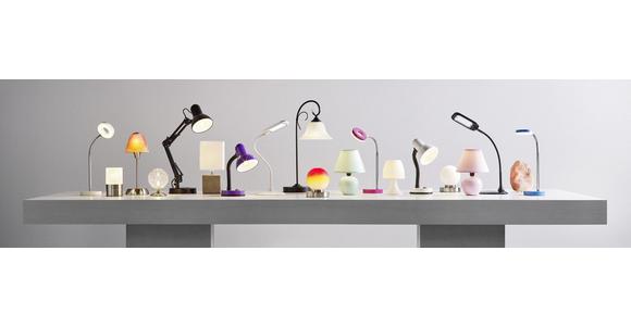 Tischlampe Cindy Cremefarben mit Kugel-Keramikfuß - Creme, KONVENTIONELL, Keramik/Textil (18/23cm) - James Wood