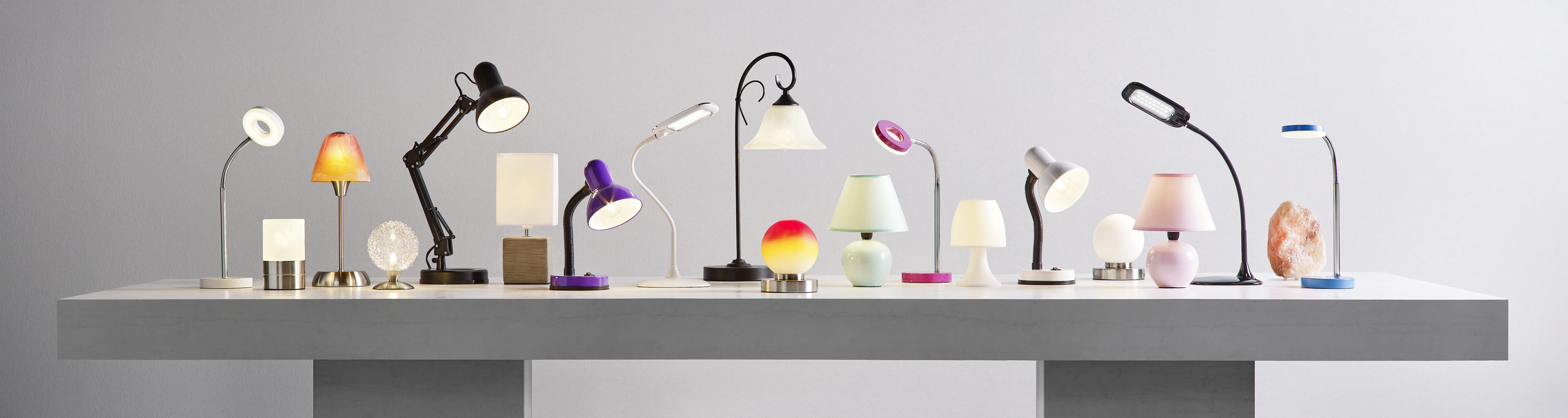 Tischlampe Cindy Cremefarben mit Kugel-Keramikfuß - Creme, KONVENTIONELL, Keramik/Textil (18/23cm) - James Wood