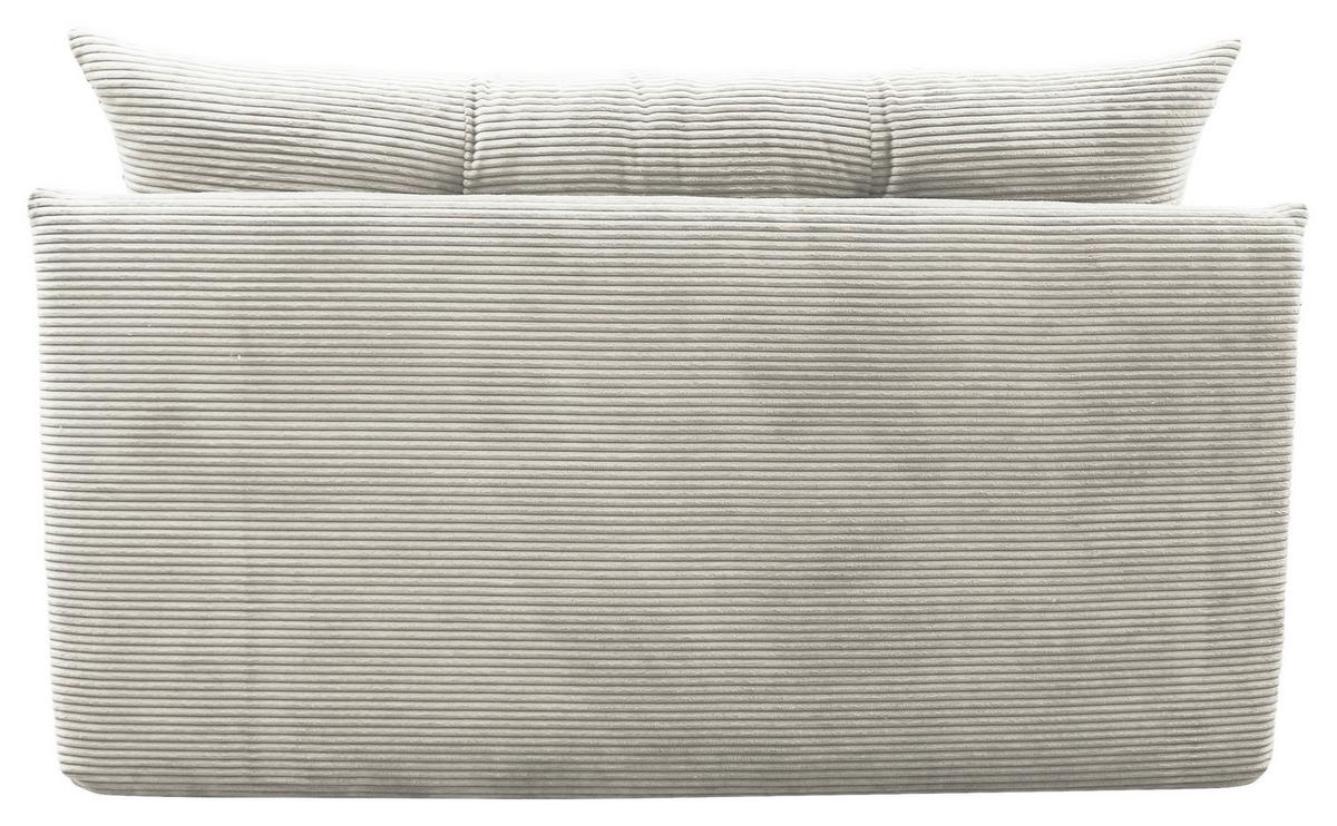 2-sitzer-sofa Yellow Mit Schlaffunktion Weiß Cord - Schwarz/Weiß, Design, Textil (154/93/85cm) - MID.YOU