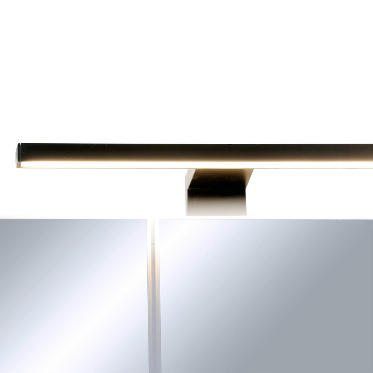 Tükrös Szekrény Santo - Artisan tölgy, Konventionell, faalapú anyag/Üveg (110/74/22cm) - Luca Bessoni