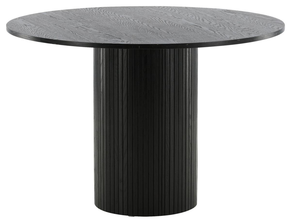 Esstisch Bianca - Schwarz, Design, Holzwerkstoff (110/110/75cm) - Livetastic