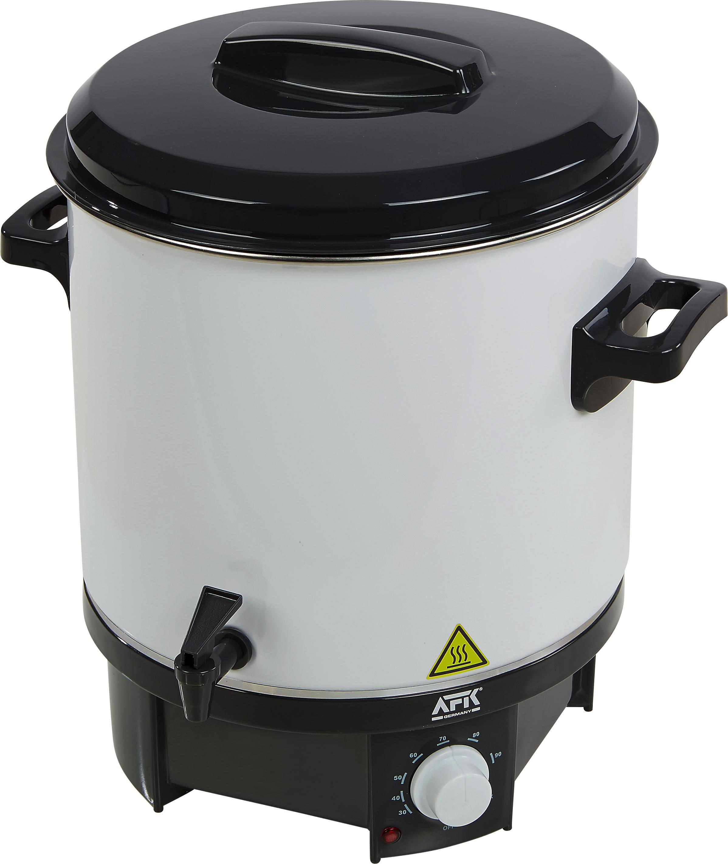 Einkochautomat und Heißgetränkespender Charlie - Schwarz/Weiß, MODERN, Kunststoff/Metall (40,7/45,5cm) - Bono