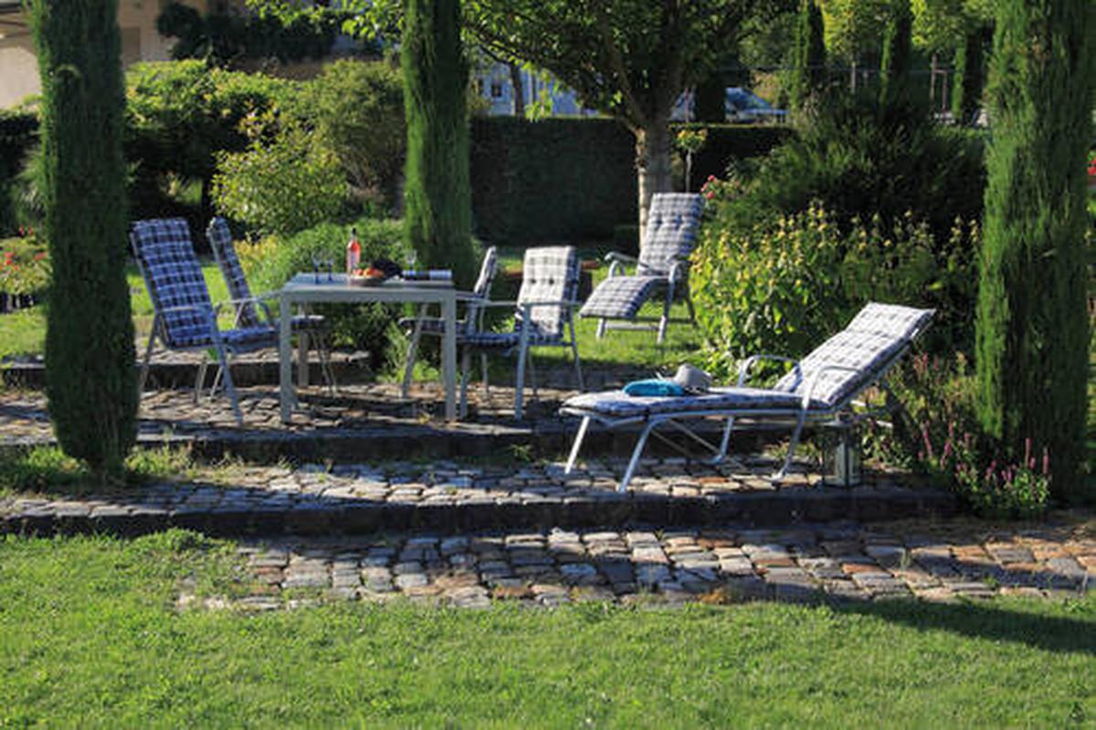 Auflage für Liege Belgrad 193x60x6 cm Grau - Grau, Basics, Textil (193/60/6cm) - Gardenson