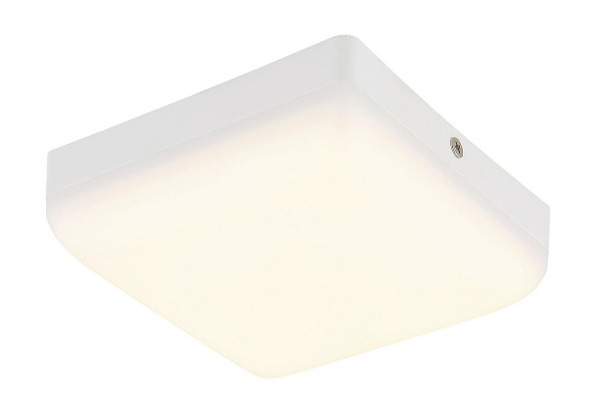 Led-deckenleuchte 12388-8w Matthew - Weiß, Basics, Kunststoff (12/12/4,5cm) - Globo