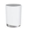 POHÁR NA ZUBNÉ KEFKY CHRIS - biela, Modern, kov/plast (8/11cm) - Premium Living