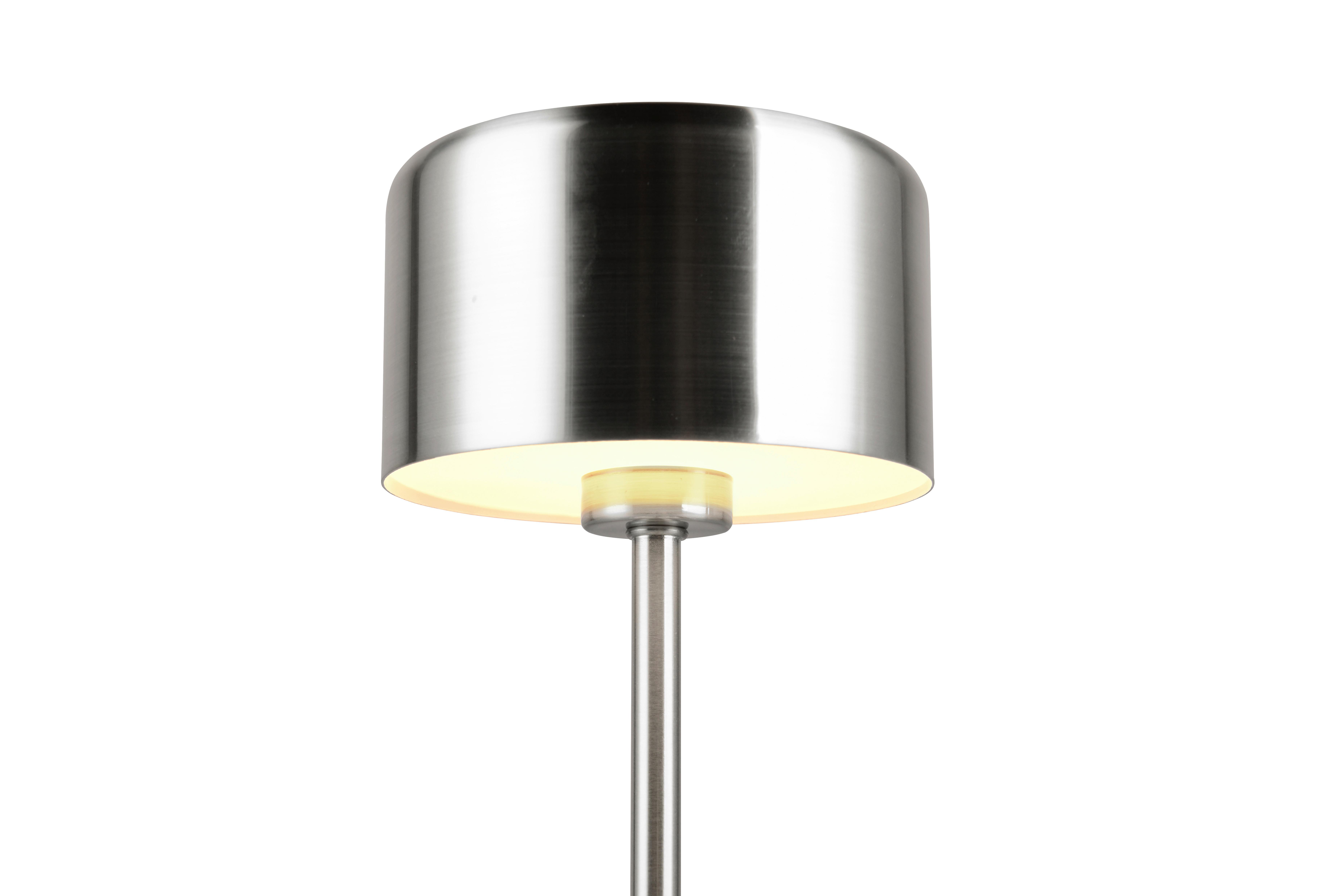 Akku-tischleuchte R59151107 Jeff - Nickelfarben, KONVENTIONELL, Metall (12,6/30cm)
