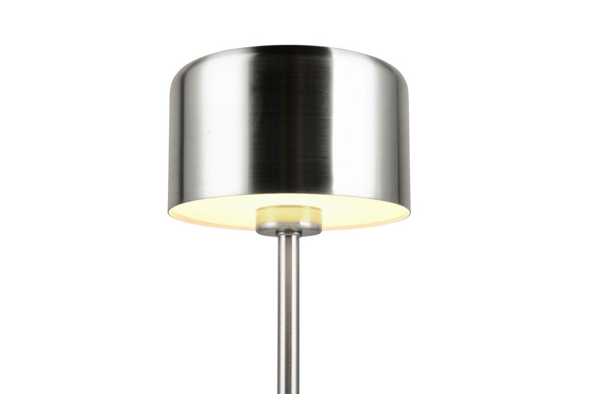 Akku-tischleuchte R59151107 Jeff - Nickelfarben, KONVENTIONELL, Metall (12,6/30cm)