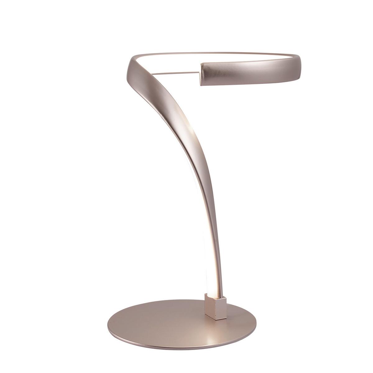 Led-tischleuchte 5050/l - Silberfarben, Design, Metall (17/24cm)
