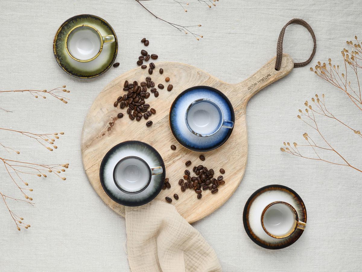 Tassenset Cascade Mix Multicolor L: 19 cm - Multicolor, Basics, Keramik - Creatable