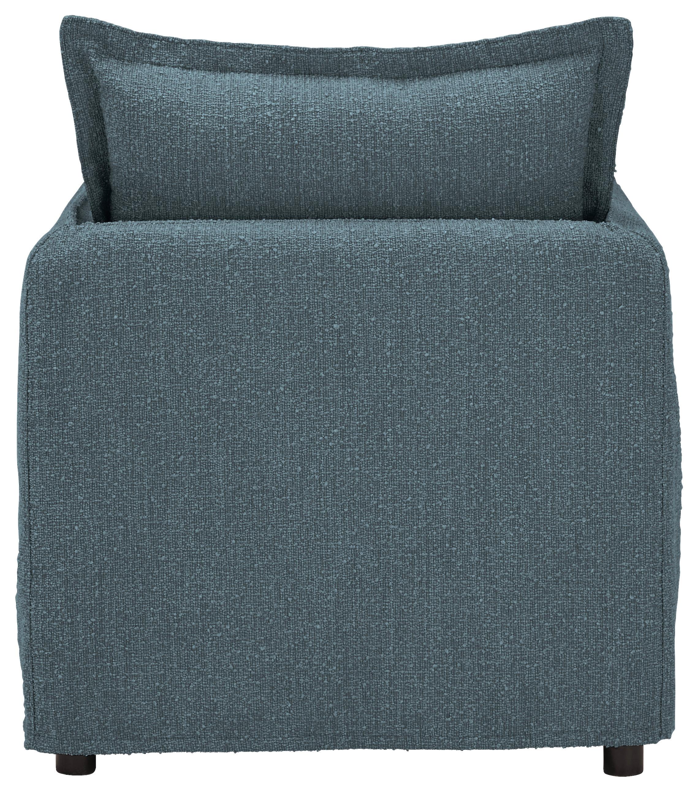 Sessel Toscana - Blau/Schwarz, Trend, Textil (120/82/98cm) - Livetastic