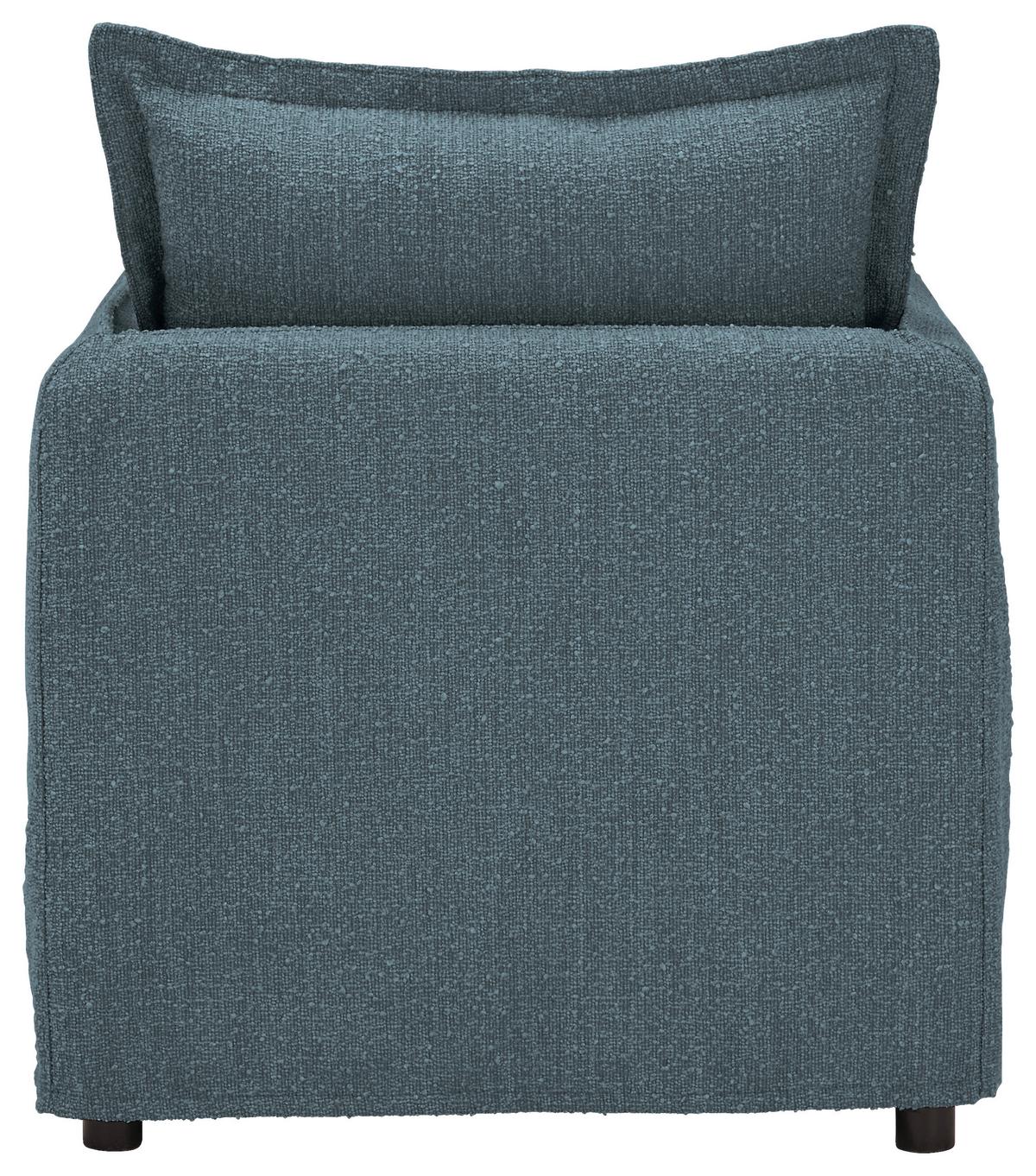 Sessel Toscana - Blau/Schwarz, Trend, Textil (120/82/98cm) - Livetastic
