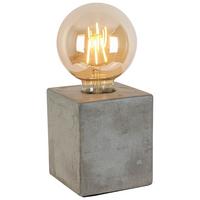 STOLNÁ LAMPA STON - čierna/sivá, Modern, plast/kameň (9,5/9,5/11cm) - Mömax