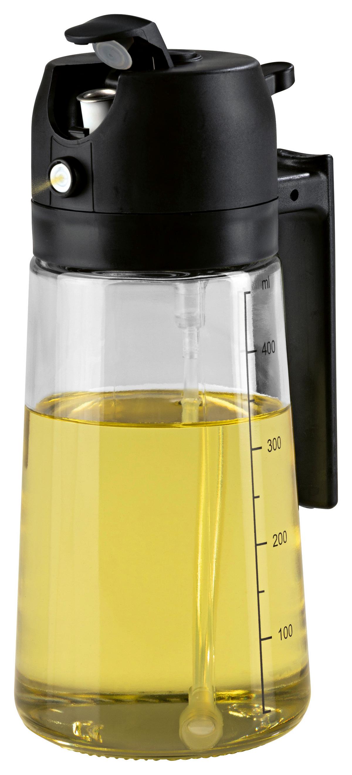 ÖLSPRÜHER GOURMETMAXX-470ML - Transparent, KONVENTIONELL, Glas/Kunststoff