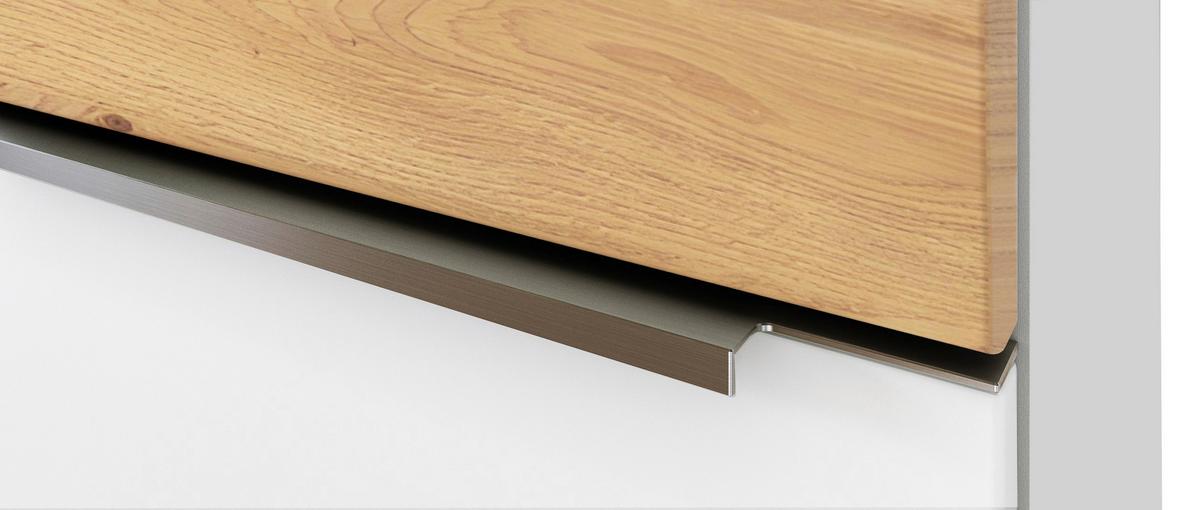 WASCHTISCHKOMBI Verona Weiß/Wildeiche B: 80cm - Wildeiche/Weiß, Trend, Holzwerkstoff/Stein (80/54/47cm) - Held