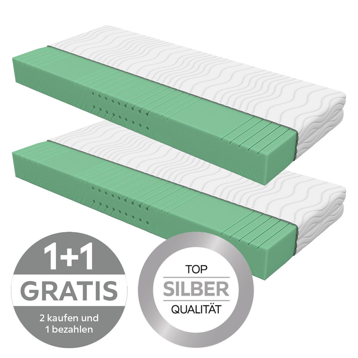 Kaltschaummatratze Nizza Comfort 90x200 cm H3 H: 21 cm