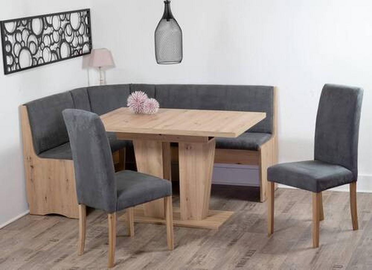 Esstisch Verona Eiche Artisan L: 120 Cm - Eiche Artisan, KONVENTIONELL, Holzwerkstoff (120/80/76cm) - MID.YOU