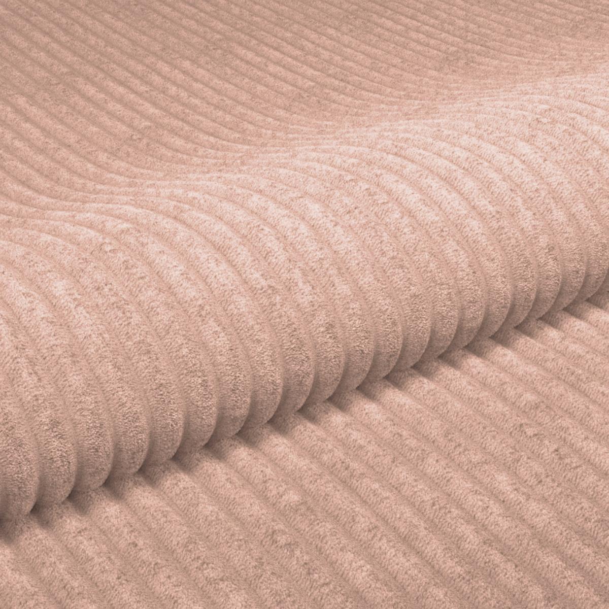 Rohová sedačka ALEX, béžový manšestr - přírodní barvy/béžová, Moderní, textil/plast (246/88cm)
