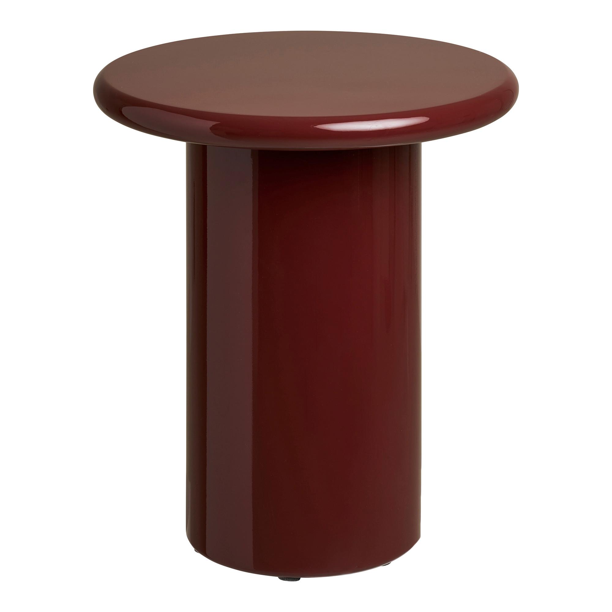 Beistelltisch Otago Bordeaux B: 45cm - Bordeaux, Design, Holzwerkstoff (45/45/50cm) - MID.YOU