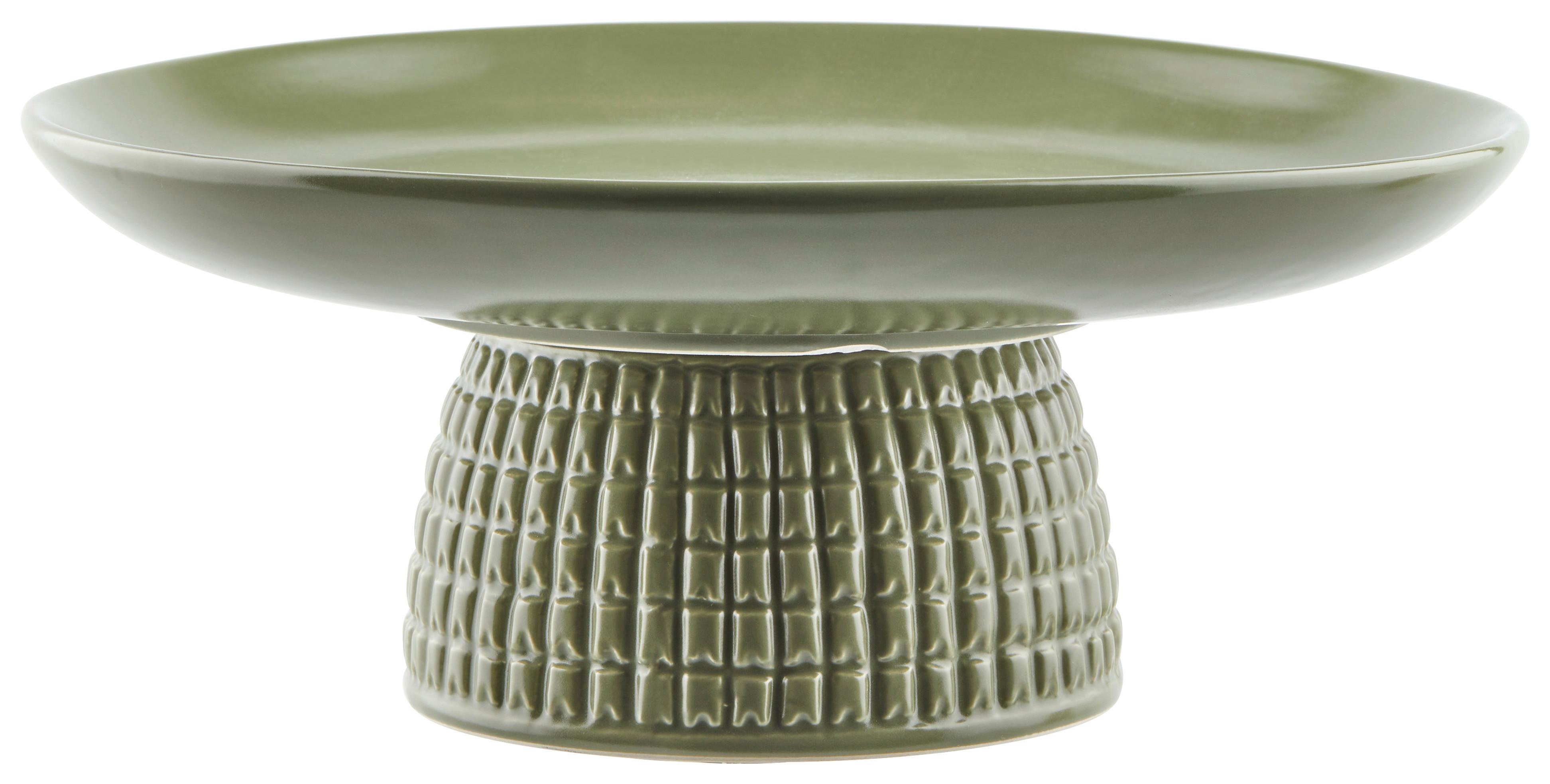 Dekorační Miska Keiko, Ø: 29cm - zelená, Konvenční, keramika (29/12cm) - Modern Living