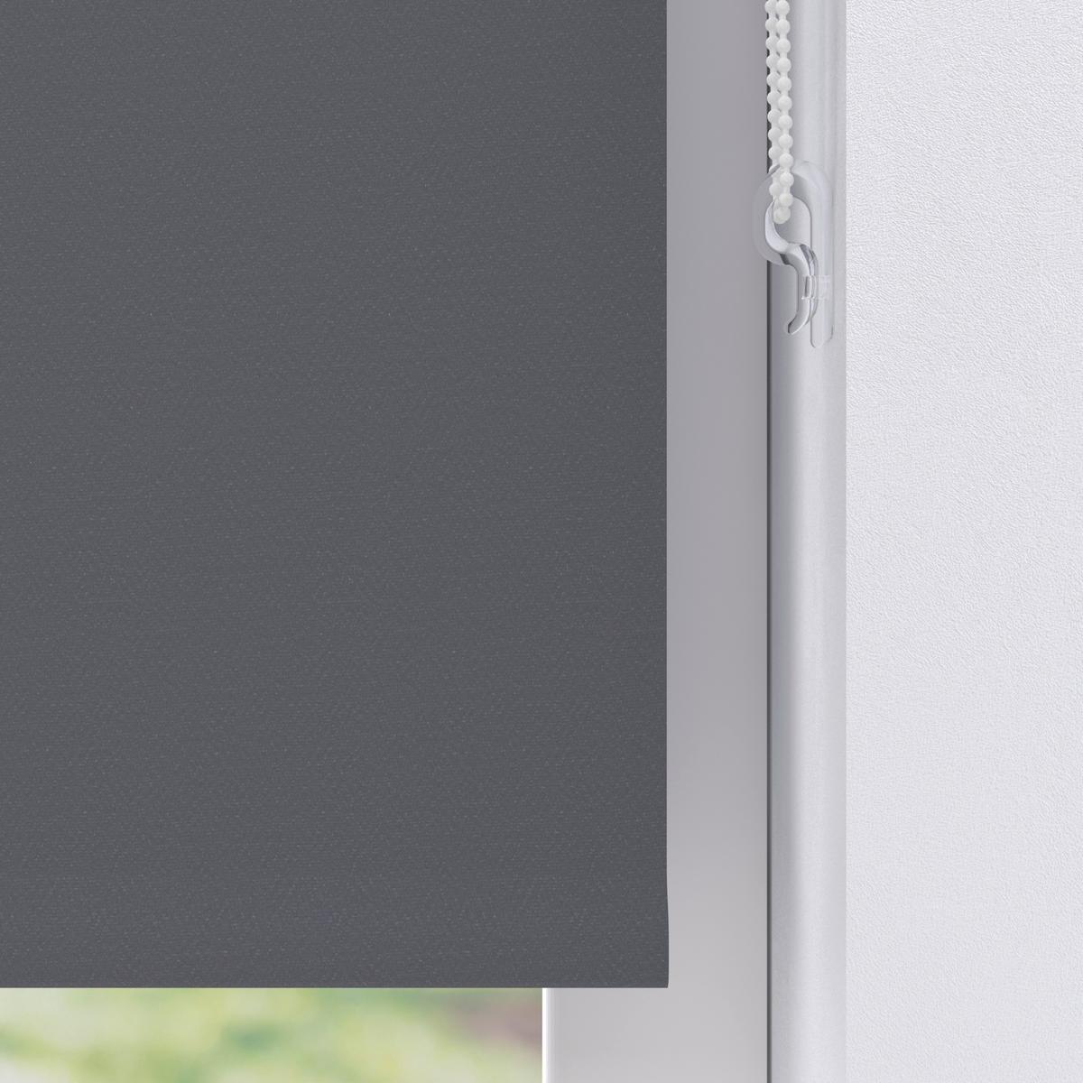 Rollo Thermo 80x150 cm mit Kettenzug - Grau, Basics, Kunststoff (80/150cm)