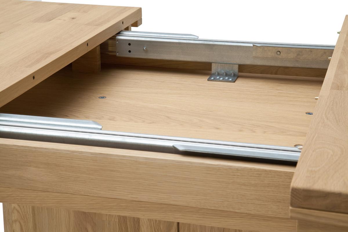Esstisch Ausziehbar Ravello 180-230x100 Cm Grau/eiche - Eiche Bianco/Grau, Design, Holz/Holzwerkstoff (180-230/100/77cm) - Livetastic