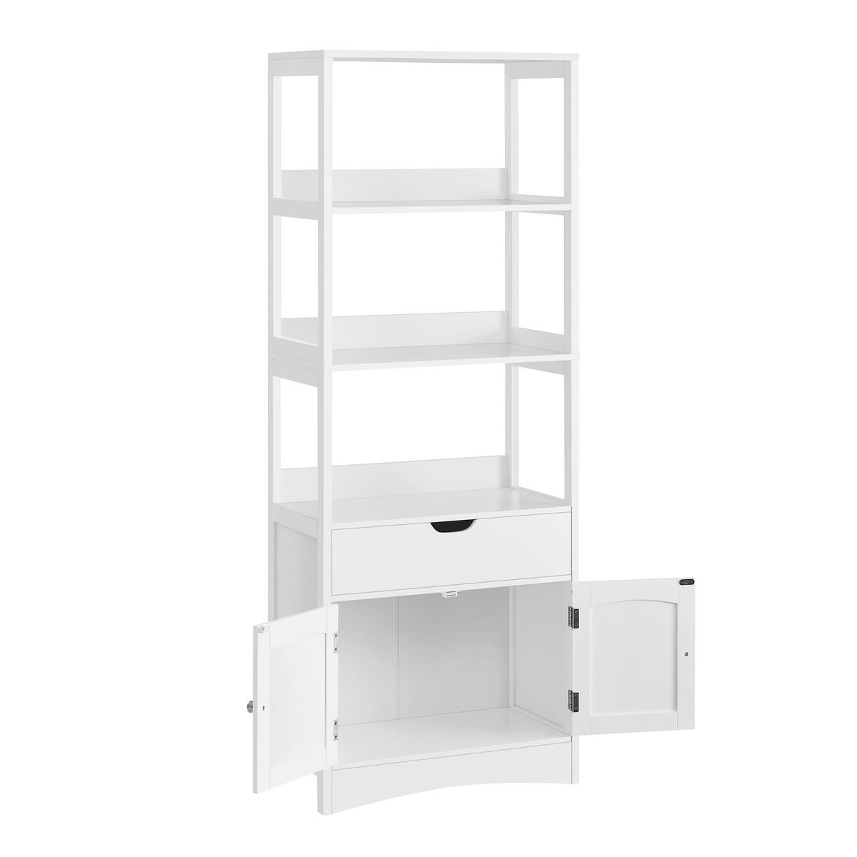 Hochschrank Floor Cabinet - Weiß, MODERN, Holzwerkstoff (60/154/32,5cm) - MID.YOU