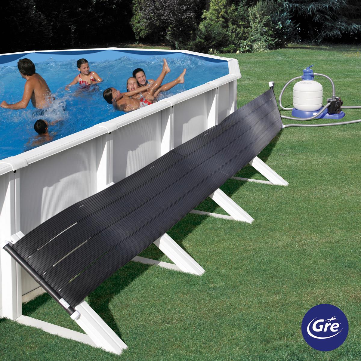 Poolheizung Solarheizung - Schwarz, KONVENTIONELL, Kunststoff (600/60cm) - Gre