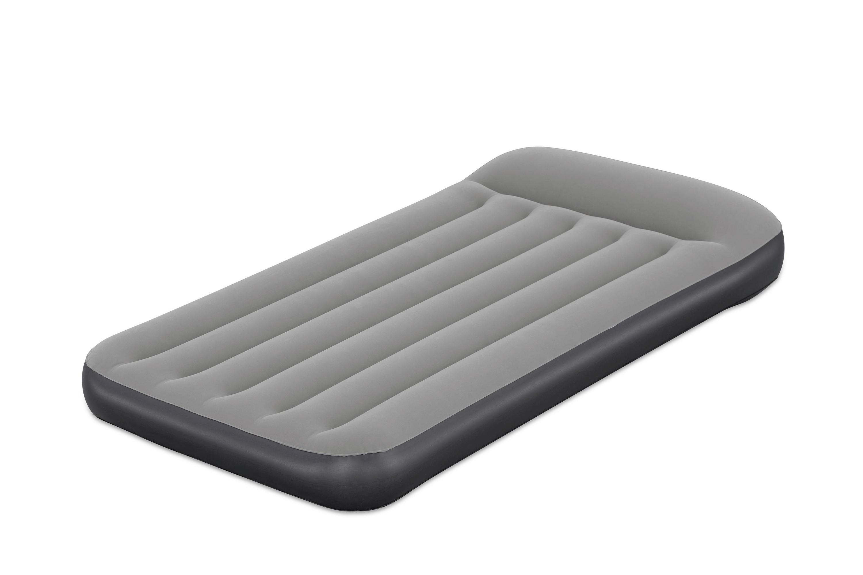 Luftbett Lukas 188x99x30 cm bis 300kg, inkl. Pumpe - Dunkelgrau/Schwarz, KONVENTIONELL, Kunststoff (188/99cm) - Bestway