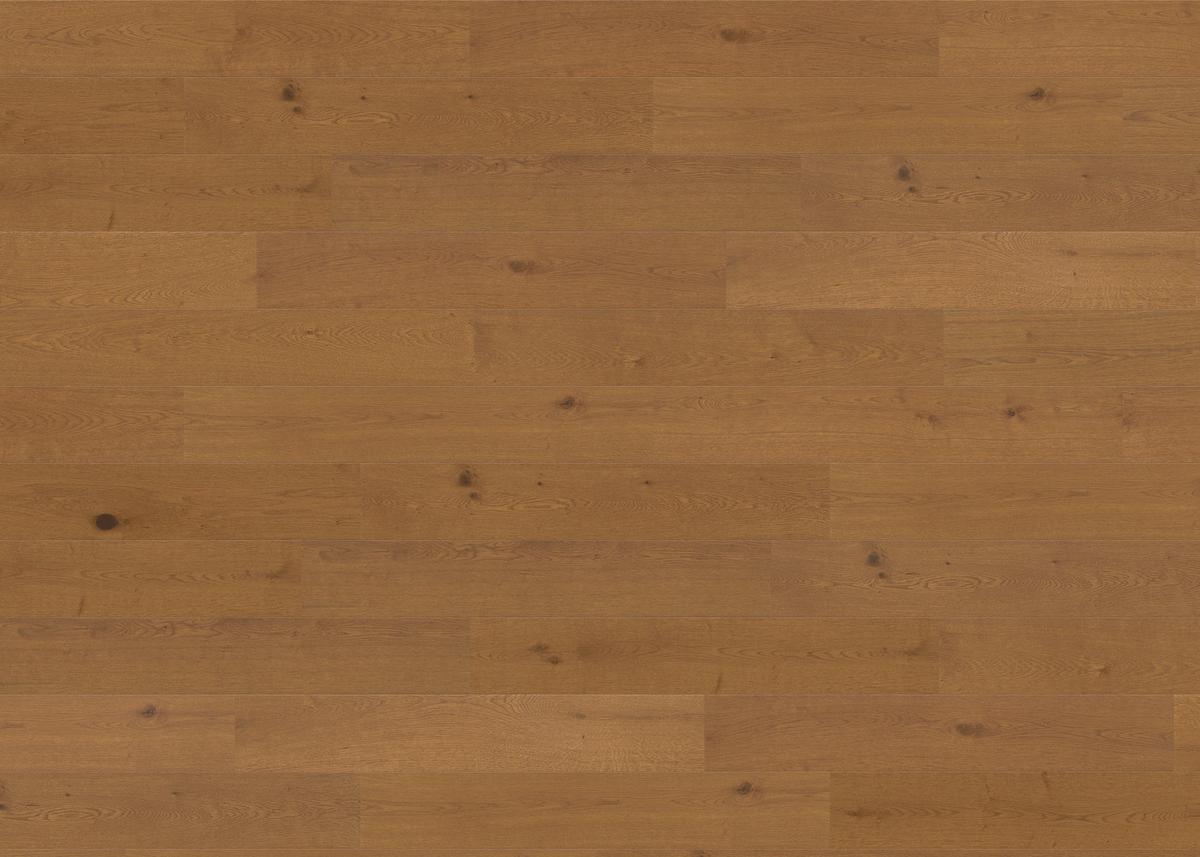 Parkettboden Eiche Landhausdiele Stärke 11mm - Hellbraun, Basics, Holzwerkstoff (18/108.5cm) - Living by HARO