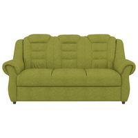 3-Sitzer-Sofa Boston Grün Chenille - Schwarz/Grün, KONVENTIONELL, Textil (196/102/1101cm) - Livetastic