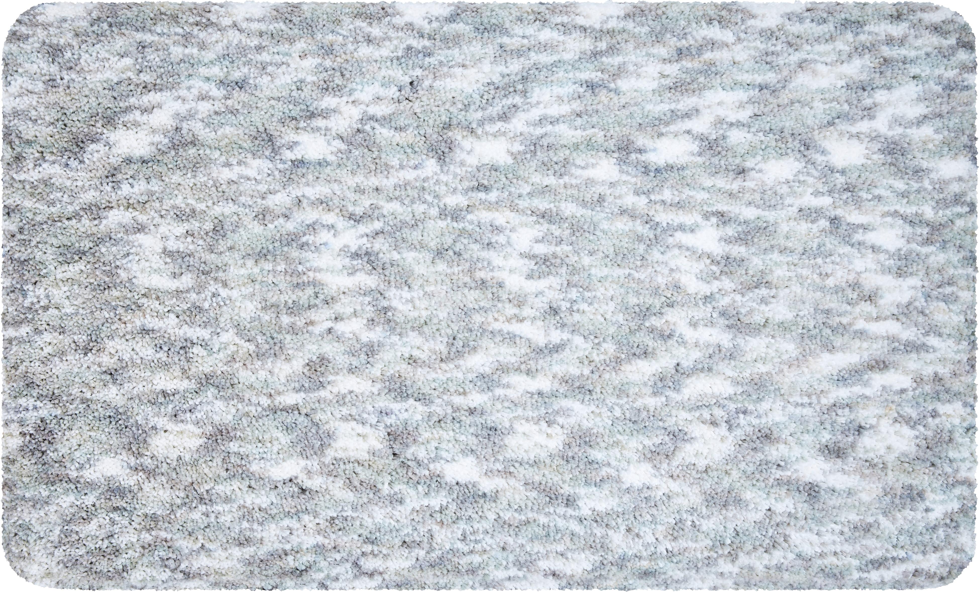 Badematte Waymore - Silberfarben, Basics, Textil (60/90cm) - Grund