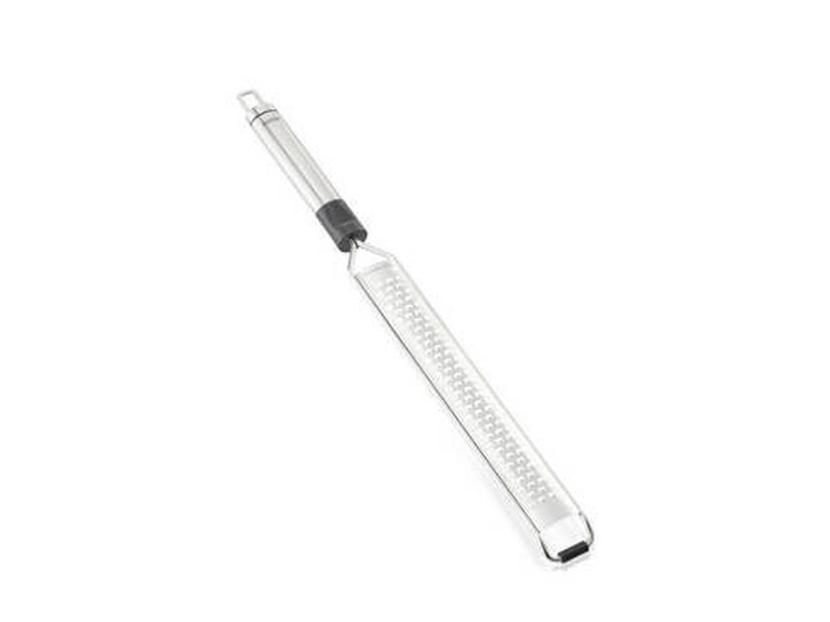Reibe Caren - Edelstahlfarben/Schwarz, KONVENTIONELL, Kunststoff/Metall (41,5/3,5/2cm) - Leifheit