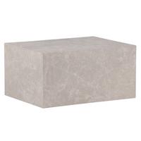 Couchtisch York Beige B: 80 Cm - Beige, Design, Holzwerkstoff (80/60/40cm) - Livetastic