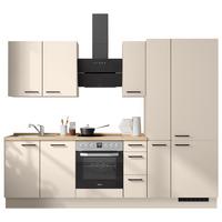 Küchenleerblock Easytouch High-Line, H3 Rechts - Sandfarben/Eichefarben, MODERN, Holzwerkstoff (270cm) - Nobilia