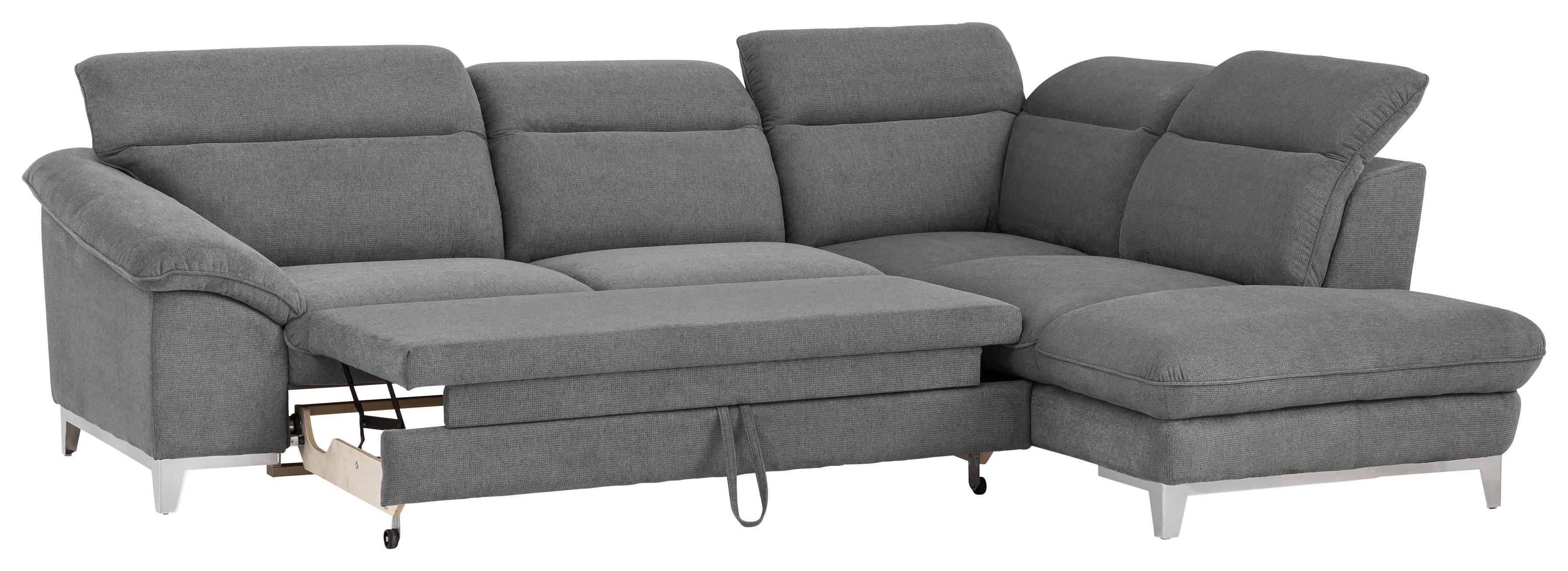 Livetastic Ecksofa mit Schalffunktion Teresa Grau