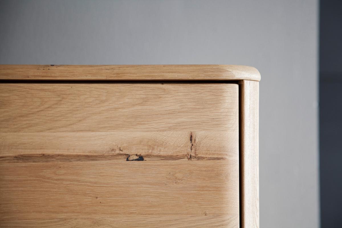 Sideboard Massiv B: 156 cm Ravello Eichefarben - Eichefarben, Design, Holz (156/90/44cm) - Livetastic