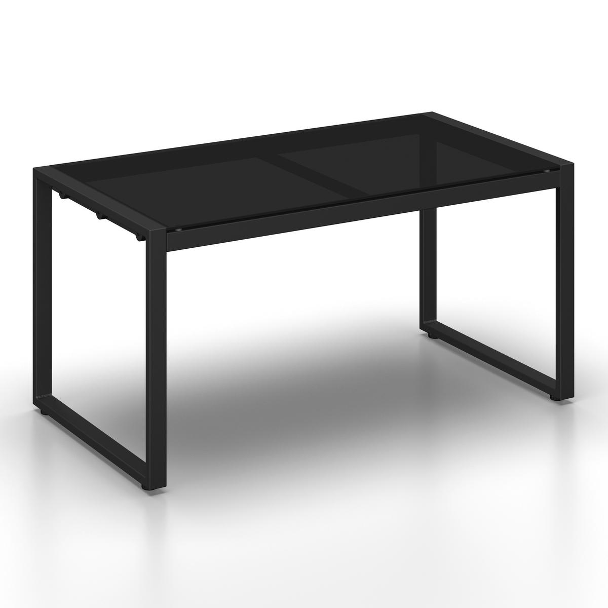 TERASOVÁ SEDACIA SÚPRAVA PAULINA - čierna/svetlosivá, Modern, kov/textil (106/74/70,5cm) - Bessagi Garden