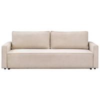 Rozkladacia pohovka NERA, béžová ženilka - béžová, Modern, textil/plast (232/90/100cm)
