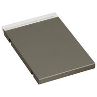 REGÁLOVÁ POLICE STOCKHOLM - barvy břidlice, Moderní, kompozitní dřevo (17,7/1,9/25cm) - Premium Living