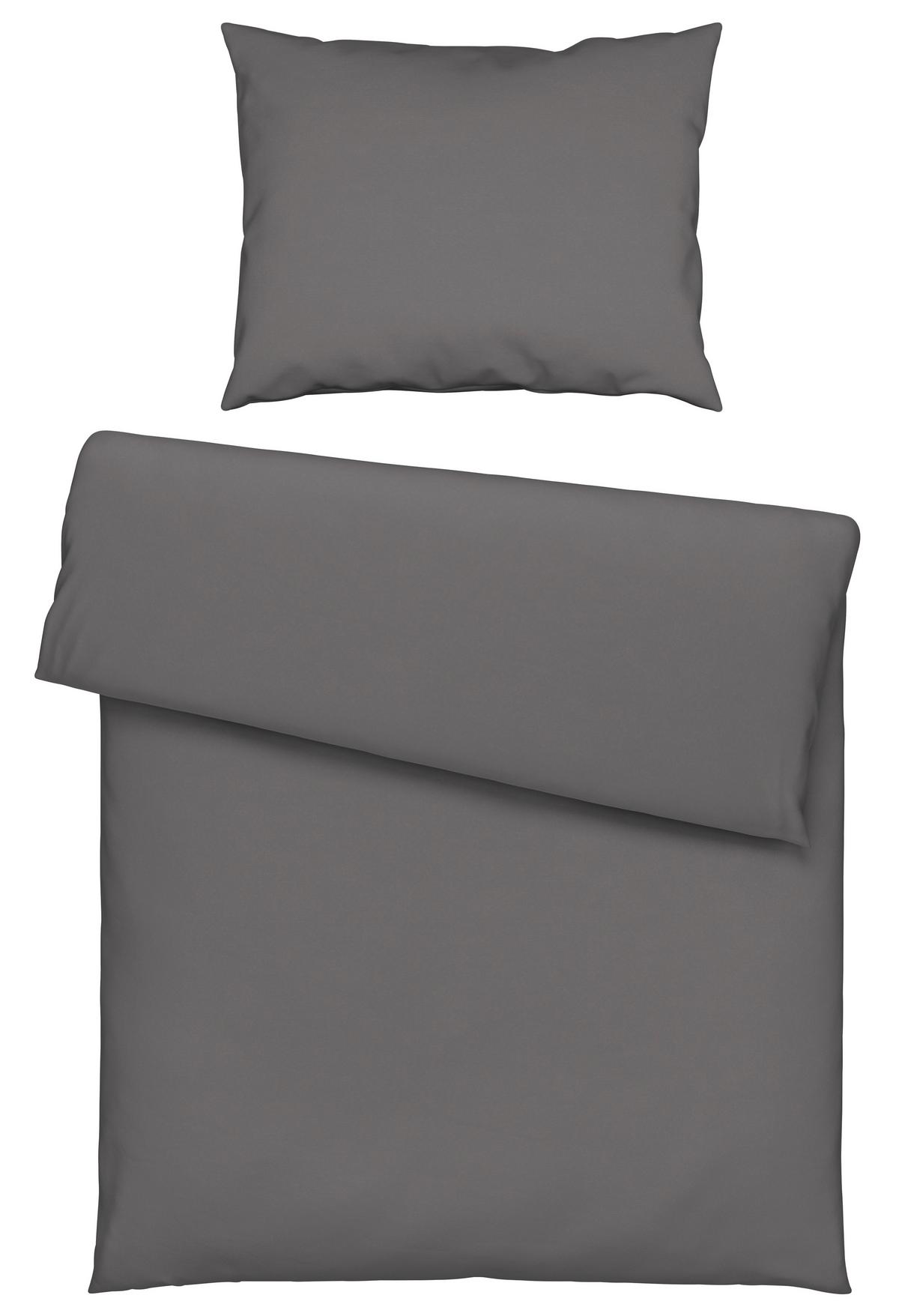 POVLEČENÍ Iris, 140/200cm, šedá - šedá, Moderní, textil (140/200cm) - Modern Living