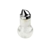 CUKŘENKA S DÁVKOVAČEM SUGAR - barvy stříbra/průhledné, plast/sklo (160ml)