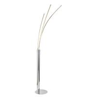 STOJACÍ LED SVÍTIDLO REMMER - barvy chromu, Moderní, kov/plast (28/210cm) - Modern Living