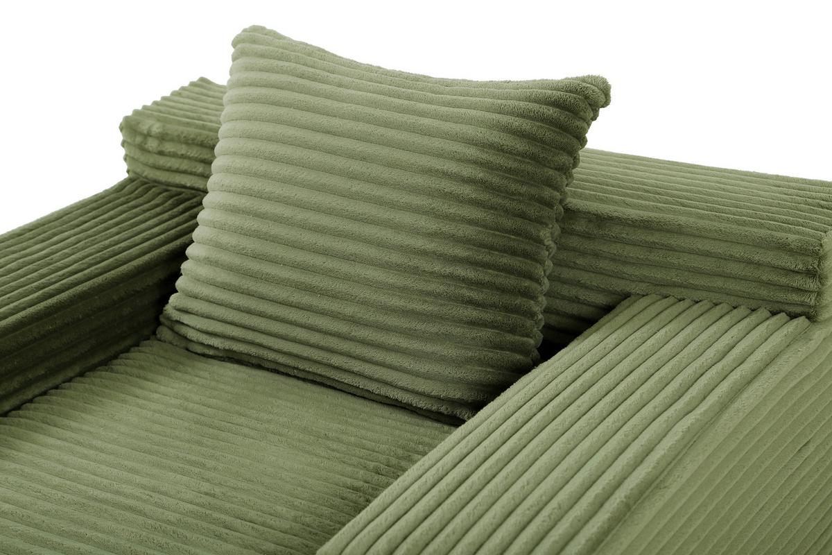 Sessel Astra Grün B: 106 cm - Grün, Design, Textil (106/60/100cm) - P & B