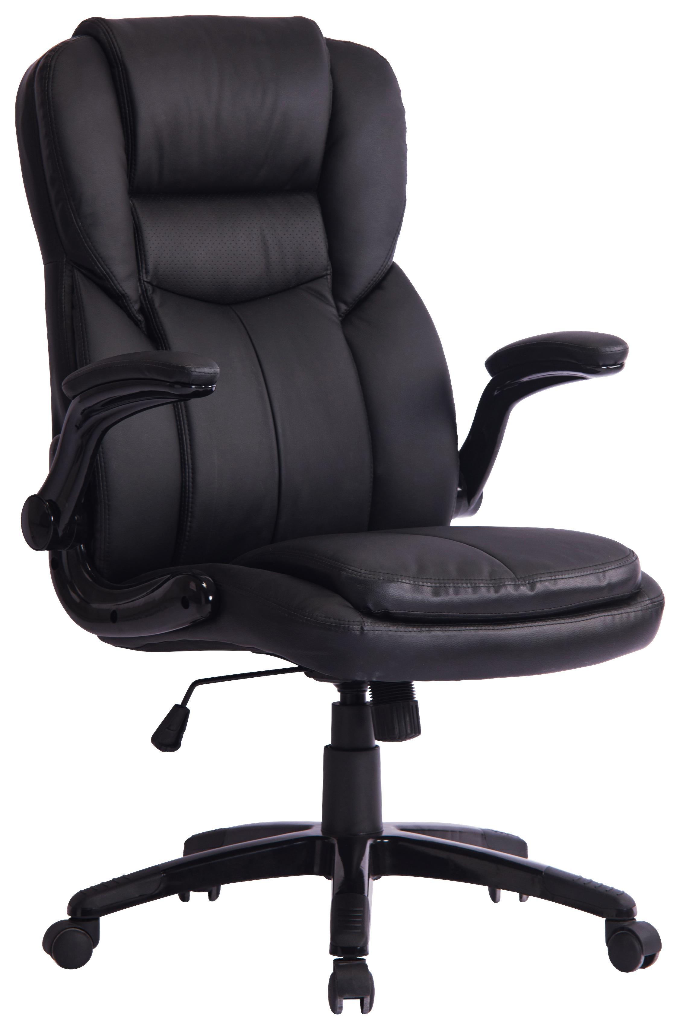 Főnöki Szék Boni - Fekete, modern, Műanyag/Fém (65/113-123/64cm)