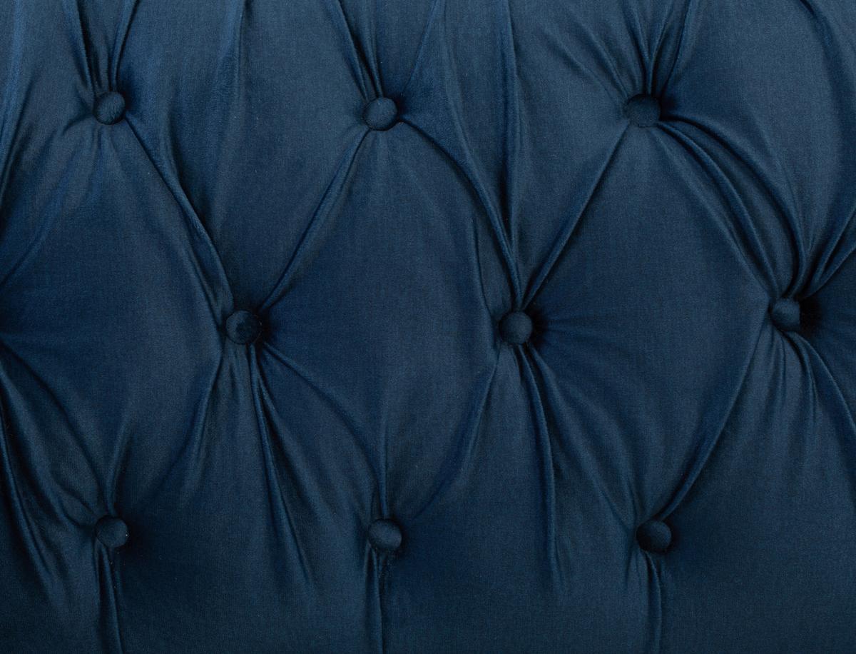 Schlafsofa Cupido - Schwarz/Dunkelblau, Design, Textil (213/86/99cm) - MID.YOU