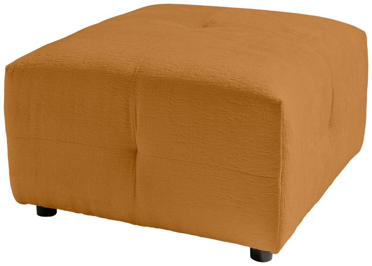 Hocker Velice, Goldfarben B: 72 Cm - Goldfarben/Schwarz, Design, Textil (72/44/72cm) - Livetastic